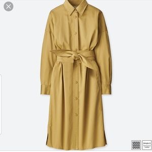 Uniqlo U satin shirt dress
